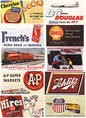 Billboard Signs -- 1940s-1950s Consumer Signs