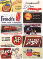 Billboard Signs -- 1940s-1950s Consumer Signs