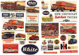 Billboard Signs/Posters (Printed Color Graphics) -- 1940-1950s Truck Signs pkg(33)