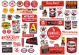 Gas Station Posters & Signs -- 1940s-1960s Series II