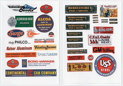 1940s-50s Industrial Signs