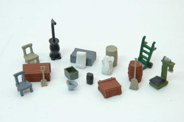 Country Store Detail Set -- Unpainted Metal Castings