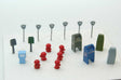 Main Street Detail Set -- 19 Pieces (Unpainted)