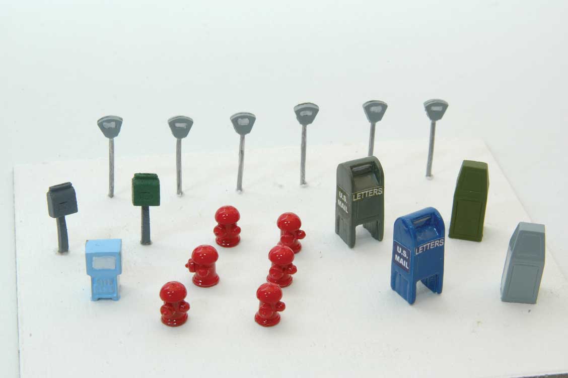 Main Street Detail Set -- 19 Pieces (Unpainted)