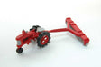 Tractor with 12-Bottom Disc Harrow - Cast-Metal Kit -- Unpainted