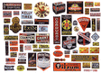 Signs -- Oil & Tire Signs for Gas Stations 1940s-50s pkg(67)