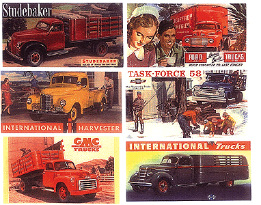 Billboard Signs -- Vintage Truck Billboard Signs 1940s-50s