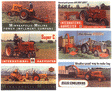 Billboard Signs -- Vintage Tractors 1940s-50s pkg(6)