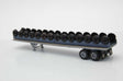 45' Flatbed Trailer with Wheel Cradle and Wheel Load -- Undecorated Kit