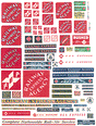 Posters/Signs Kits -- Railroad, Railway Express Agency & Depot Signs 1940s-1960s