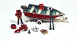 Deluxe Boat, Motor & Trailer - Kit -- w/Marine Accessories