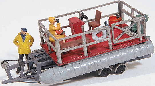 Boat -- Vintage Pontoon-Trailer & Accessories - Kit