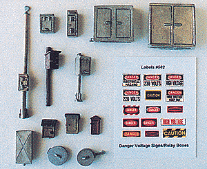 Mainline Detail Set -- w/Relay & Phone Boxes