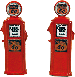 Deluxe Custom Gas Pump -- Phillips 66 pkg(2)