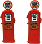 Deluxe Custom Gas Pump -- Phillips 66 pkg(2)