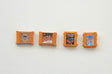 Custom Fireworks Crates -- Flat Orange pkg(4)