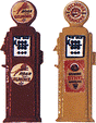 Deluxe Custom Gas Pumps - Painted -- Gilmore