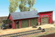 East Junction Tool Shed - Kit (Laser-Cut Wood) -- 4-3/4 x 1-1/2"
