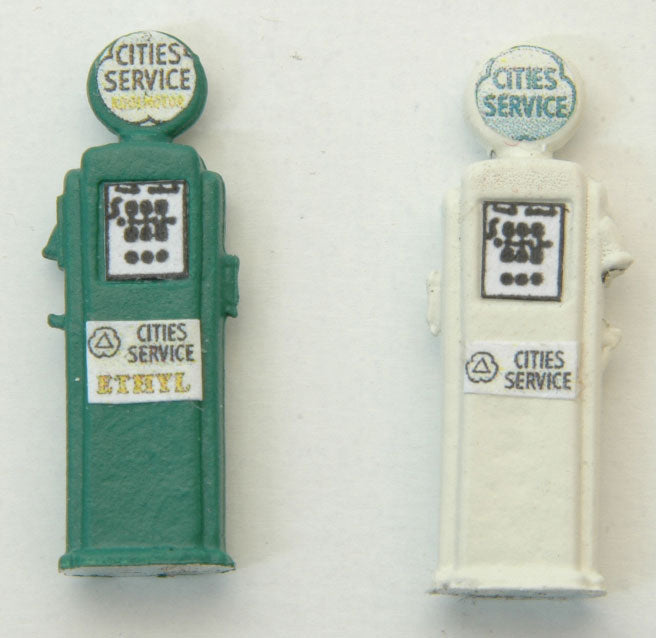 Deluxe Custom Gas Pumps - Painted -- Cities Service