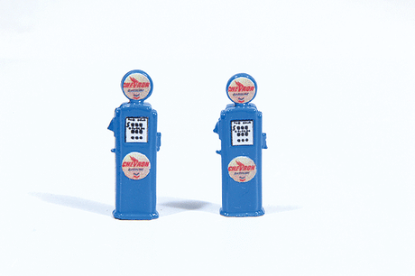 Deluxe Custom Gas Pumps -- Chevron pkg(2)