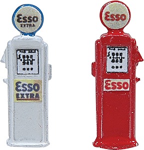 Deluxe Custom Gas Pumps - Painted -- Esso pkg(2)