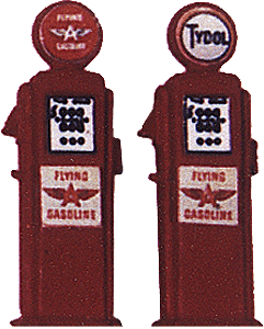 Deluxe Custom Gas Pumps - Painted -- Flying "A"