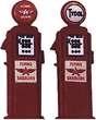 Deluxe Custom Gas Pumps - Painted -- Flying "A"