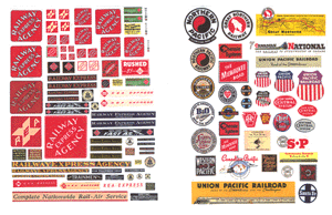 Signs/Posters -- Railroad REA & Depot Signs 1940s-60s (122 Signs)