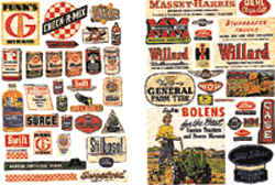 Signs/Posters -- Farm Implement Feed & Seed 1940s-1950s (54 Signs)