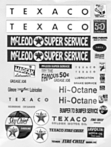 Signs/Posters -- Gas Stations 1930s-60s