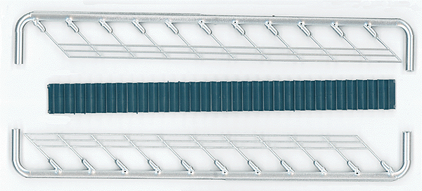 Solid Staircase 6" Prepainted -- Metal Railing