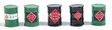 Custom Oil Barrels -- Railway Express Agency pkg(5)