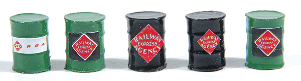 Custom Oil Barrels -- Railway Express Agency pkg(5)