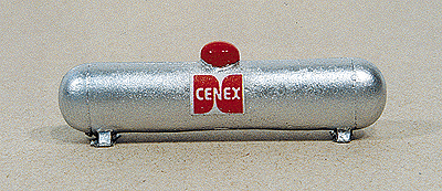 Custom Large Propane Tank -- Silver assorted
