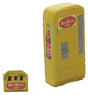 Upright Soda Machine w/Case -- Red Rock Cola