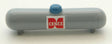 Custom Large Propane Tank -- Gray, Blue