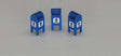 Custom U.S. Mail Street Mailbox 3-Pack -- 1992-1993 (blue)