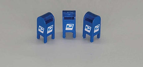 Custom U.S. Mail Street Mailbox 3-Pack -- 1993-2022+ (blue)