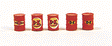 Custom Barrels -- Gas Station (orange) pkg(5)