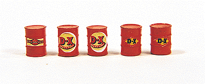 Custom Barrels -- Gas Station (orange) pkg(5)