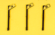 Custom Railroad Right-of-Way Signs -- Slow Speed Signs 10, 20 & 30MPH - Angled Style pkg(3)