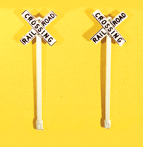 Custom Railroad Crossbucks -- pkg(2)