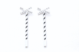 Crossbucks -- Painted (Striped Mast) pkg(2)