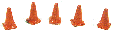 Custom Highway Cones -- Painted pkg(5)