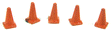 Custom Highway Cones -- Painted pkg(10)