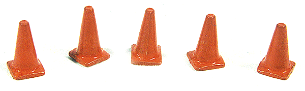Custom Highway Cones -- Painted pkg(10)