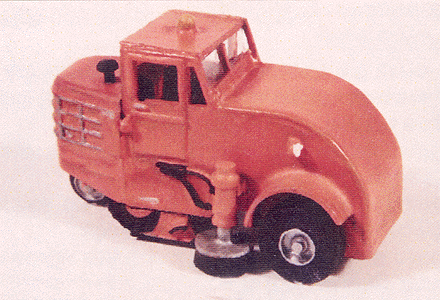 Pelican Style Vintage Street Sweeper - Unpainted Metal Kit