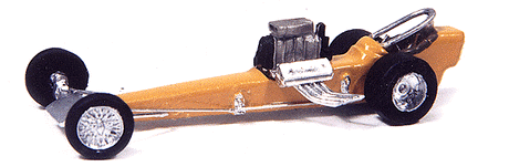 Vintage Dragster - Unpainted Metal Kit