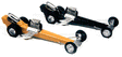 Vintage Dragster -Un Painted 2-Pack