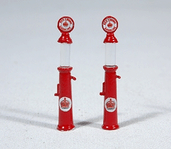 Custom Gravity-Feed Gas Pump -- Red Crown pkg(2)